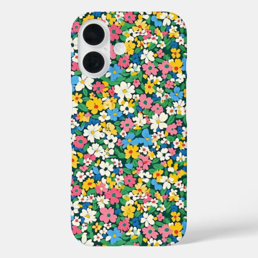 小さい春の花パターン Case-Mate iPhoneケース (裏面)