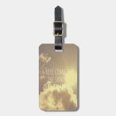 小さい最愛の荷物のラベル ラゲッジタグ (正面縦)
