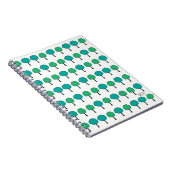 小さい木の螺線形ノート ノートブック (右側)