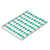 小さい木の螺線形ノート ノートブック (左側)