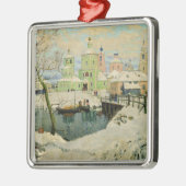 小さい村Torzhok 1917年 メタルオーナメント (左)