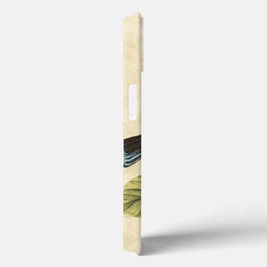 小さい枝でとまる黄色および緑の鳥 Case-Mate iPhoneケース (裏面 / 右)