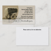 小さい正方形の干し草ベール積み重ね 名刺 (正面/裏面)