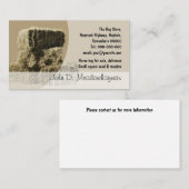 小さい正方形の干し草ベール積み重ね 名刺 (正面/裏面)