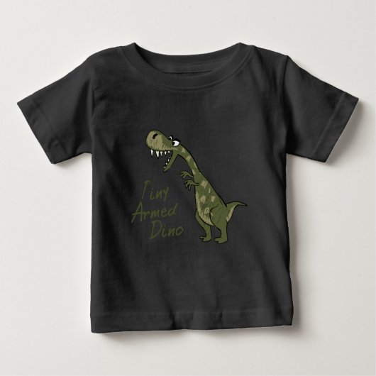小さい武装したディーノ ベビーTシャツ (正面)