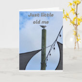 小さい歳の私は小さい歳のハッピーバースデーを願う カード (黄色い花)