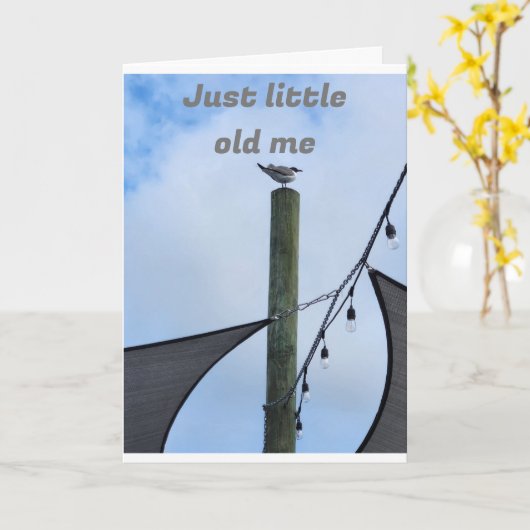 小さい歳の私は小さい歳のハッピーバースデーを願う カード (黄色い花)