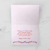 小さい母の日の花(写真フレーム) カード (内部)