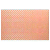 小さい水玉模様の珊瑚のモモ ファブリック (ファットクウォーター)