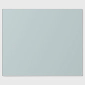 小さい水玉模様ほこりっぽい青い白いパターンの贈り物 ラッピングペーパー (フラット)