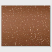 小さい泡背景の芸術のルートビア ラッピングペーパー (フラット)