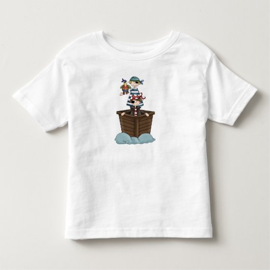 小さい海賊 トドラーTシャツ (正面)