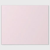 小さい淡いピンクおよび白の点検の包装紙 ラッピングペーパー (フラット)