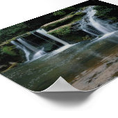 小さい滝 ポスター (角)