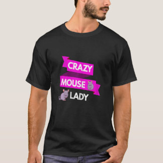小さい熱狂するPeのための女性マウスレディーペットマウスのママ Tシャツ