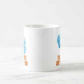 小さい物は最も最高のな焼跡を与えます コーヒーマグカップ (中央)