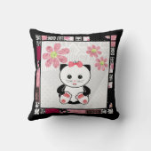 小さい猫 クッション (裏面)