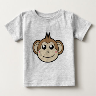 小さい猿の乳児のTシャツ ベビーTシャツ