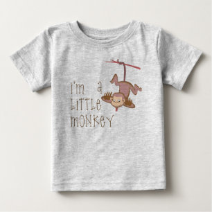 小さい猿 ベビーTシャツ