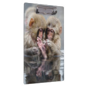 小さい猿| Hot Springs、日本 クリップボード (右)