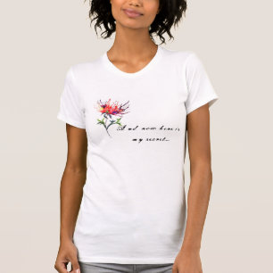 小さい王子は… "今ここにい、私の秘密… " Tシャツ