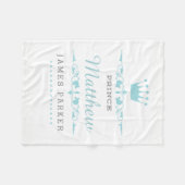 小さい王子フリースブランケット フリースブランケット (正面(横))