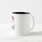 小さい男のマグ ツートーンマグカップ (正面右)