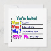 小さい男の子の招待状のサッカー 招待状 (裏面)