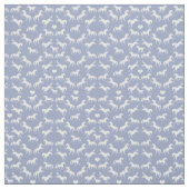 小さい白馬の青の生地 ファブリック (見本)