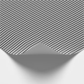 小さい白黒ギンガムの包装紙 ラッピングペーパー (角)