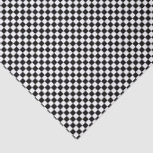 小さい白黒チェック 薄葉紙 (詳細)