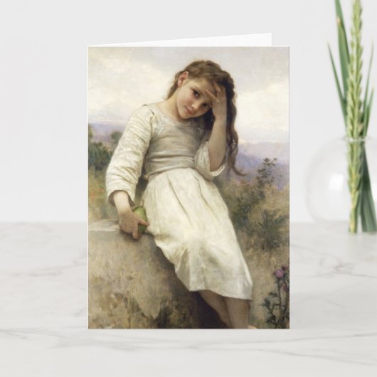 小さい盗人の挨拶状 カード (正面)