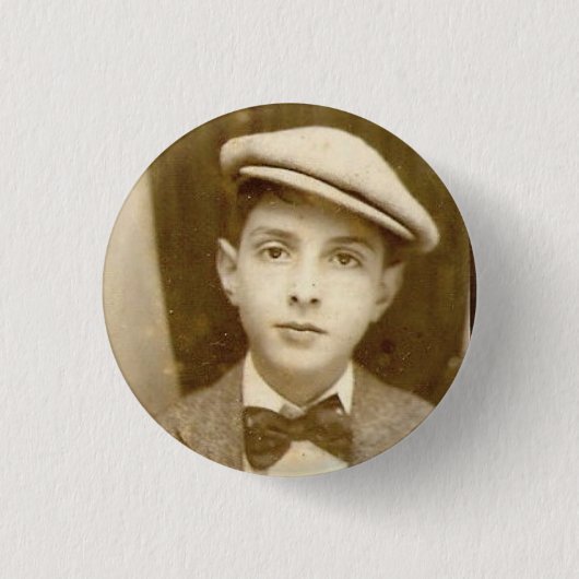 "小さい相棒"ボタン 缶バッジ (正面)