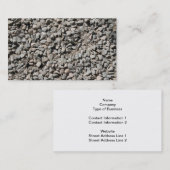 小さい石の写真 名刺 (正面/裏面)