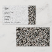 小さい石の写真 名刺 (正面/裏面)
