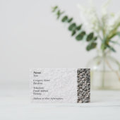 小さい石の写真 名刺 (スタンド正面)