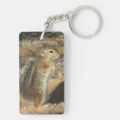 小さい砂漠のリスKeychain キーホルダー (裏面)