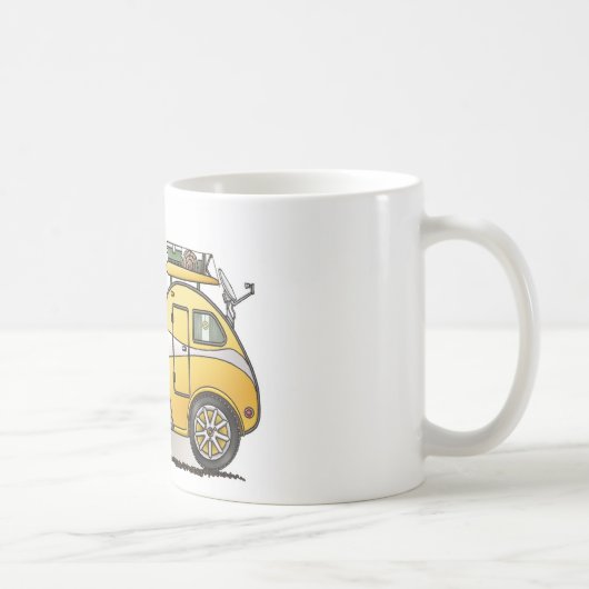 小さい破損の低下のキャンピングカーのマグ コーヒーマグカップ (右)