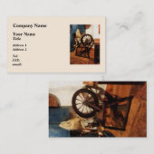 小さい糸車 名刺 (正面/裏面)