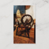 小さい糸車 名刺 (裏面)