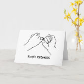 小さい約束 カード (黄色い花)