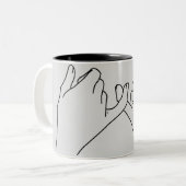 小さい約束 ツートーンマグカップ (正面左)