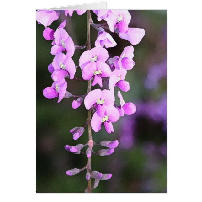 小さい紫色の花 (正面)