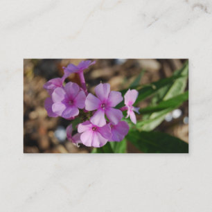 小さい紫色の花-ビジネス 名刺