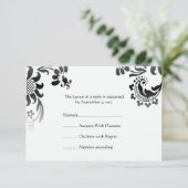 小さい結婚式RSVP - 出欠カード (スタンド正面)