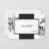 小さい結婚式RSVP - 出欠カード (裏面)