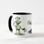 小さい緑のエイリアン マグカップ (正面左)