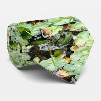 小さい緑カエルのタイ ネクタイ