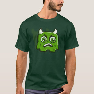 小さい緑モンスターのTシャツ Tシャツ
