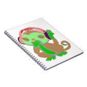 小さい緑猿 ノートブック (右側)